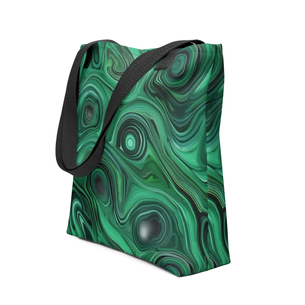 Verdant Vortex on Tote Bag — Front