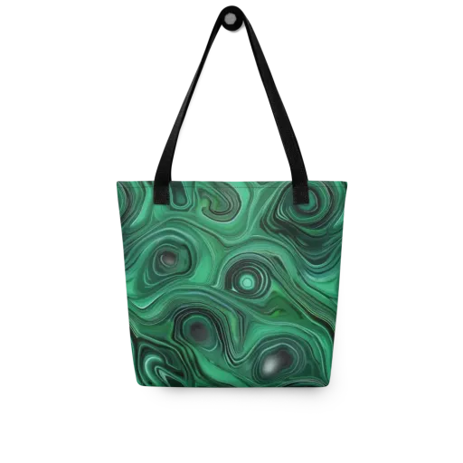 Verdant Vortex on a Tote Bag