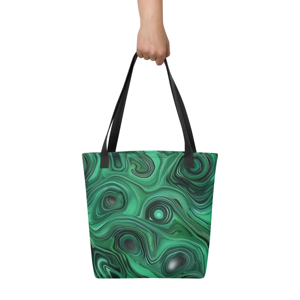 Verdant Vortex on Tote Bag — Front