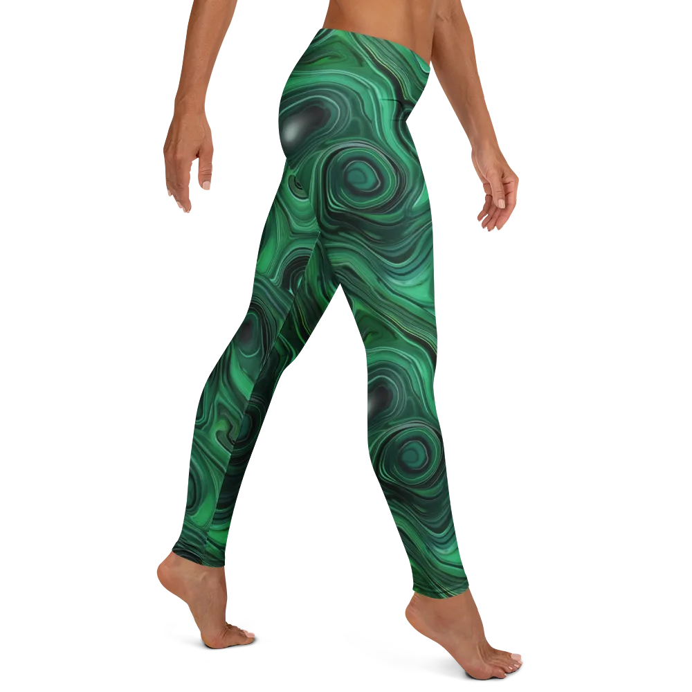 Verdant Vortex on Leggings — Right