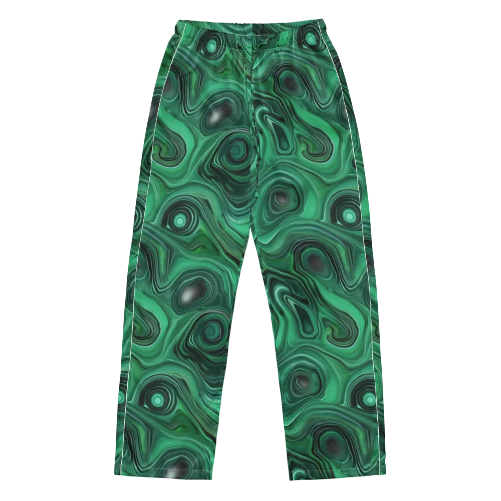 Verdant Vortex on Women's Pajama Pants — Front