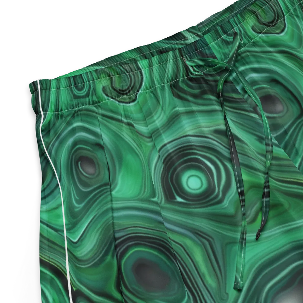 Verdant Vortex on Women's Pajama Shorts — Product details