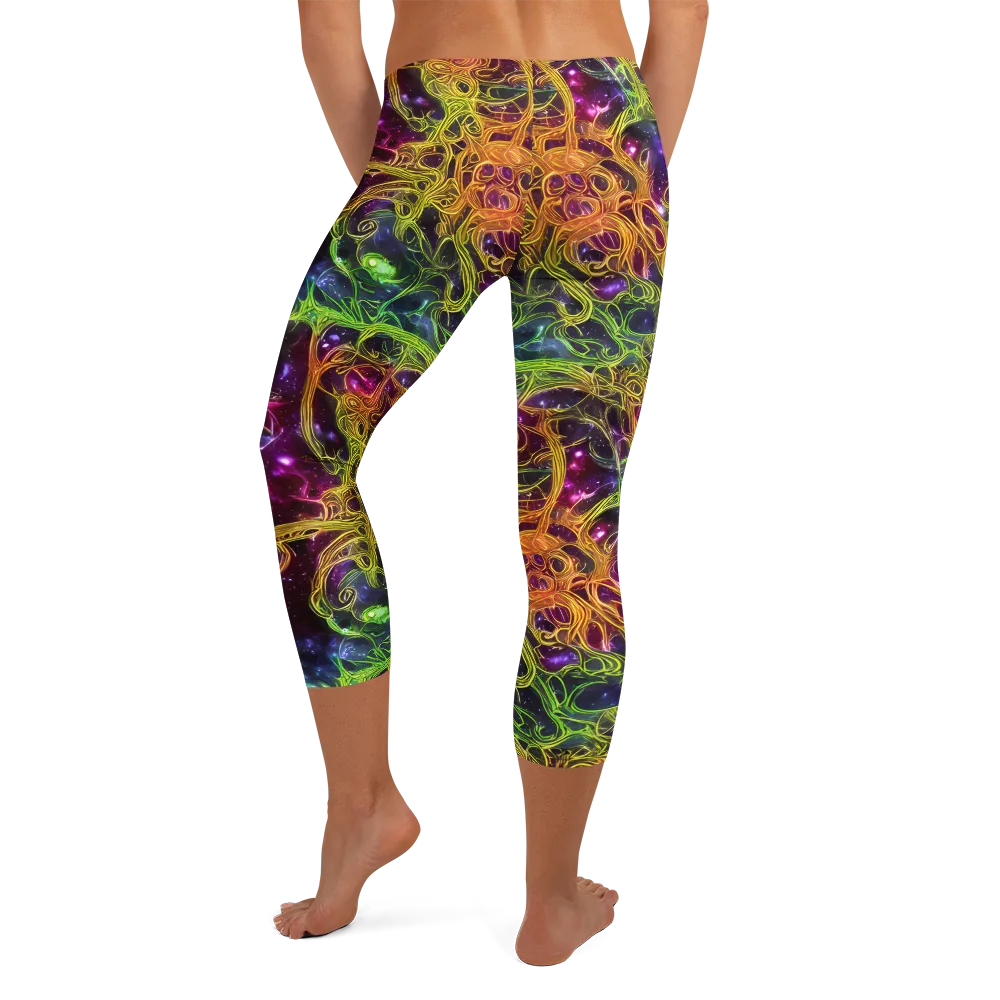 Infinite Filament on Capri Leggings — Back