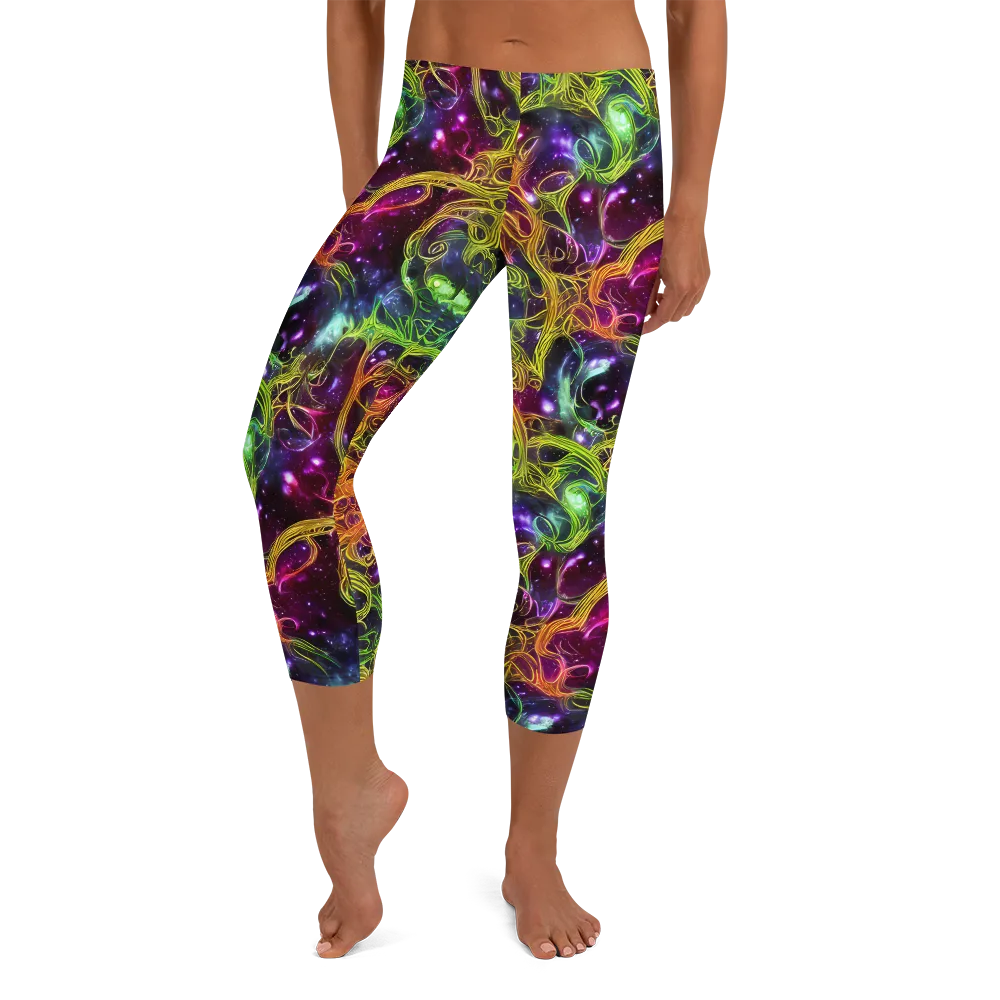 Infinite Filament on Capri Leggings — Front