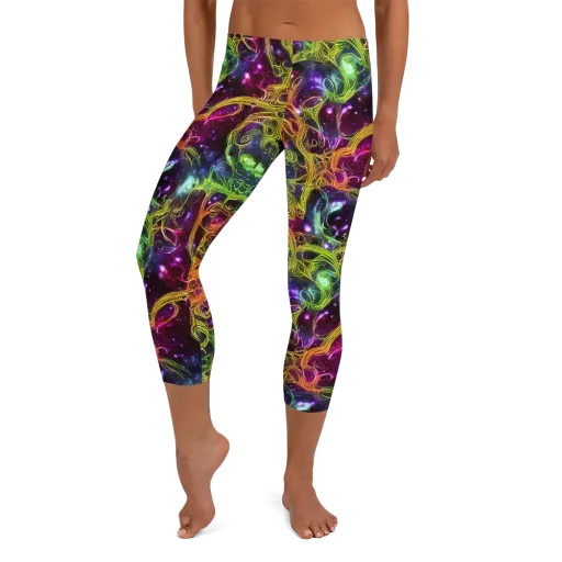 Infinite Filament on a Capri Leggings