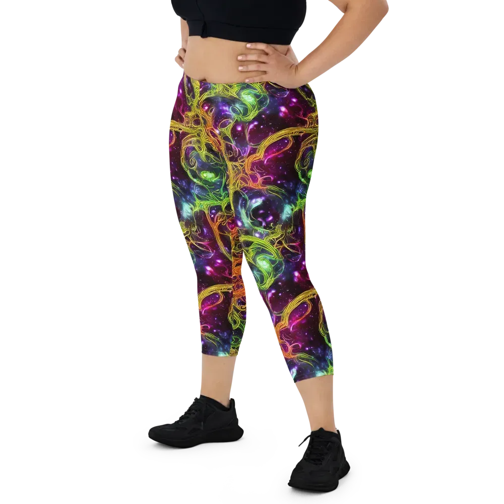 Infinite Filament on Capri Leggings — Front