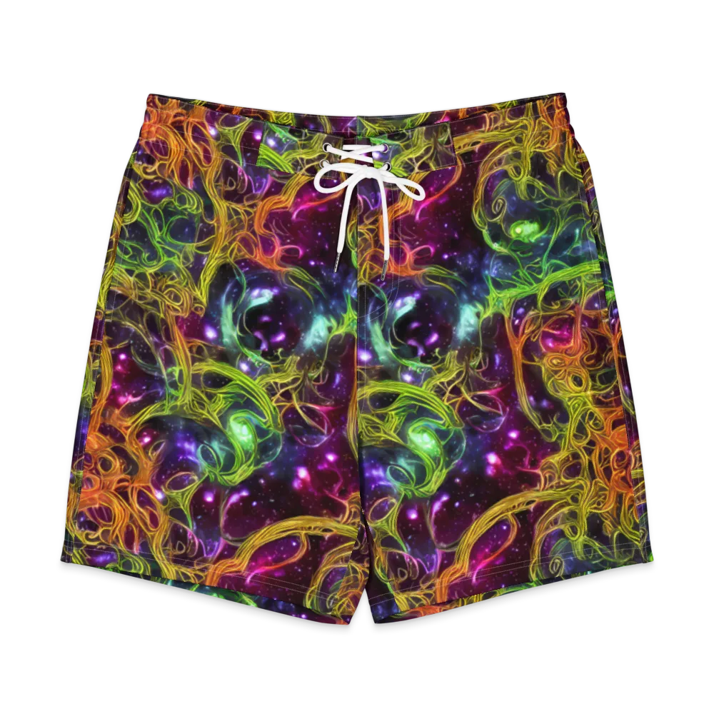 Infinite Filament on Men's Board Shorts — Front