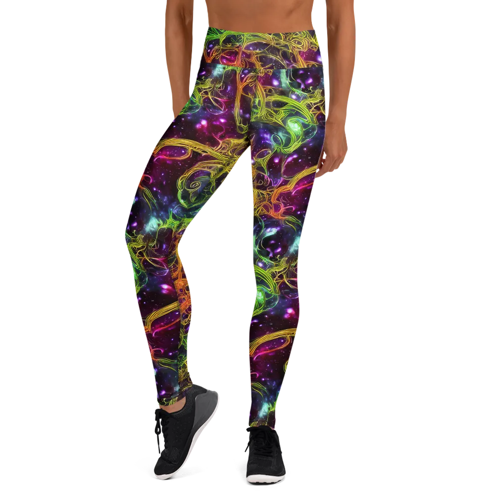 Infinite Filament on Yoga Leggings — Front