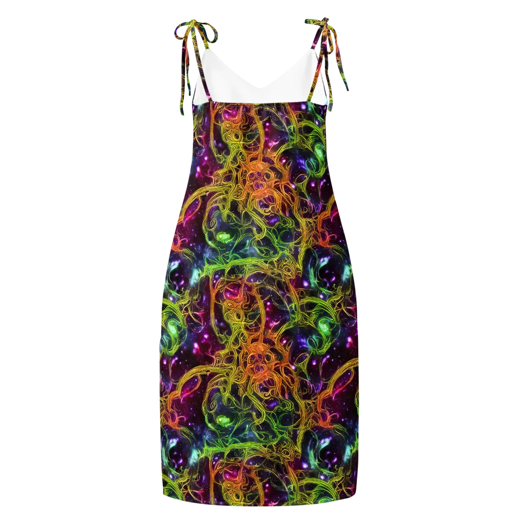 Infinite Filament on Slip Dress — Back