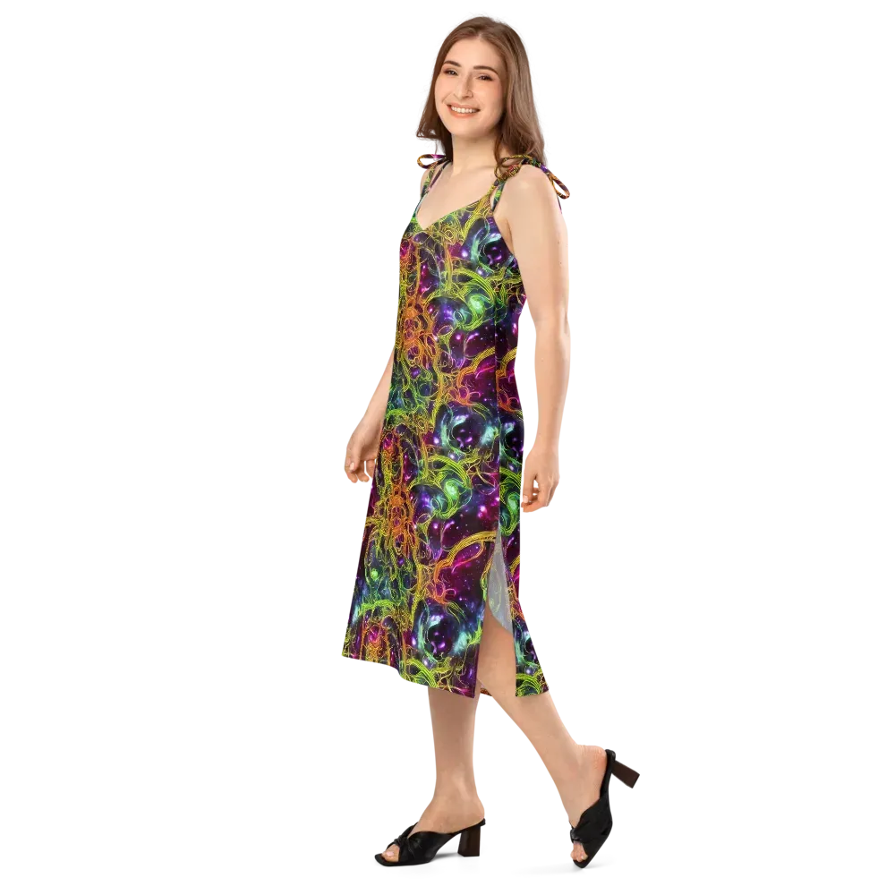 Infinite Filament on Slip Dress — Left Front