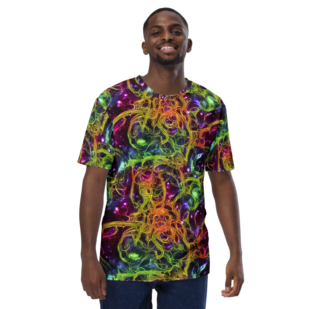 Infinite Filament on Men's Crew Neck T-Shirt — Front