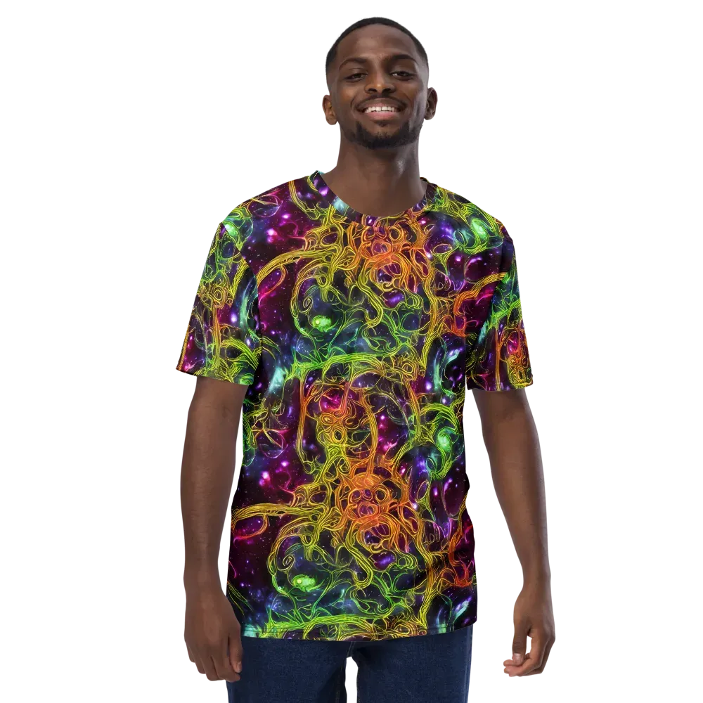 Infinite Filament on Men's Crew Neck T-Shirt — Front