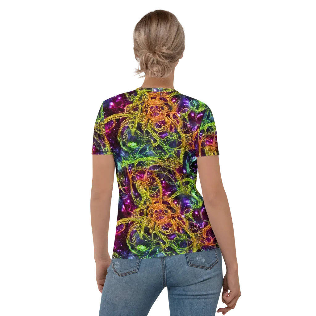 Infinite Filament on Women's Crew Neck T-Shirt — Back