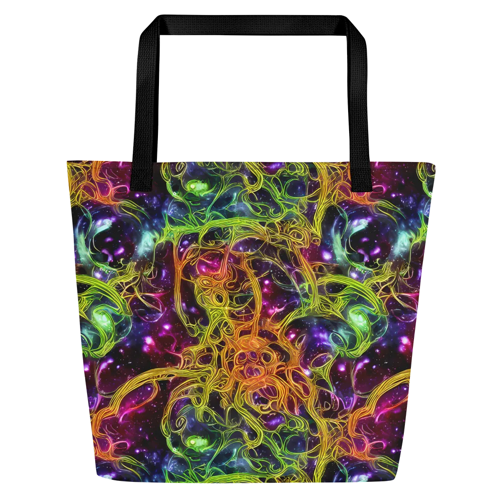 Infinite Filament on Large Tote Bag W/ Pocket — Front