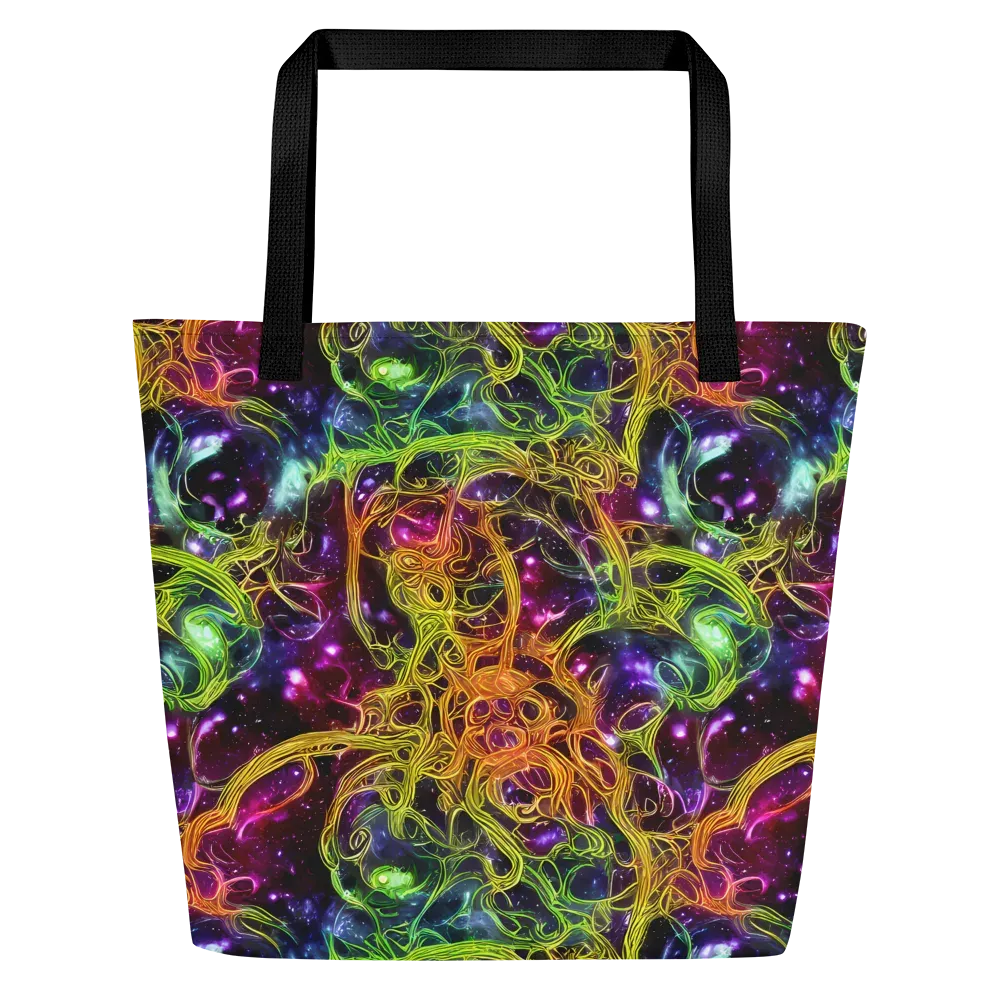 Infinite Filament on Large Tote Bag W/ Pocket — Front