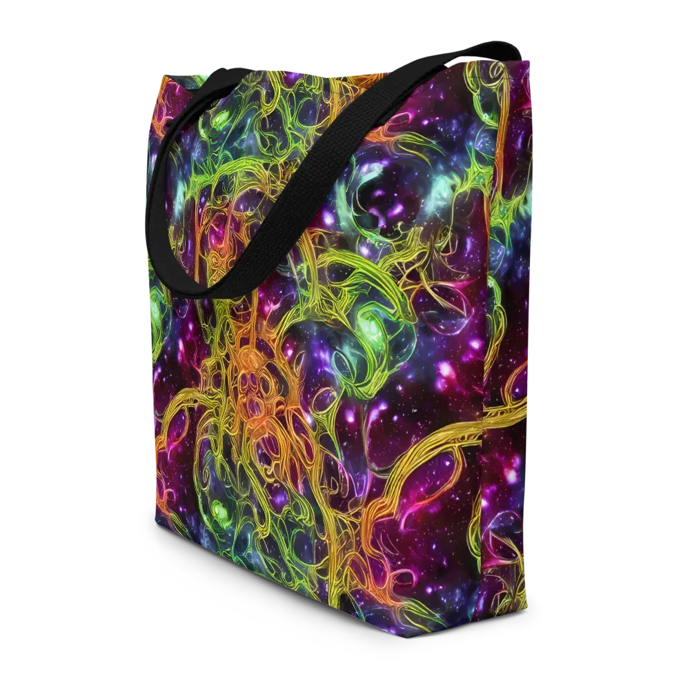 Infinite Filament on Large Tote Bag W/ Pocket — Front
