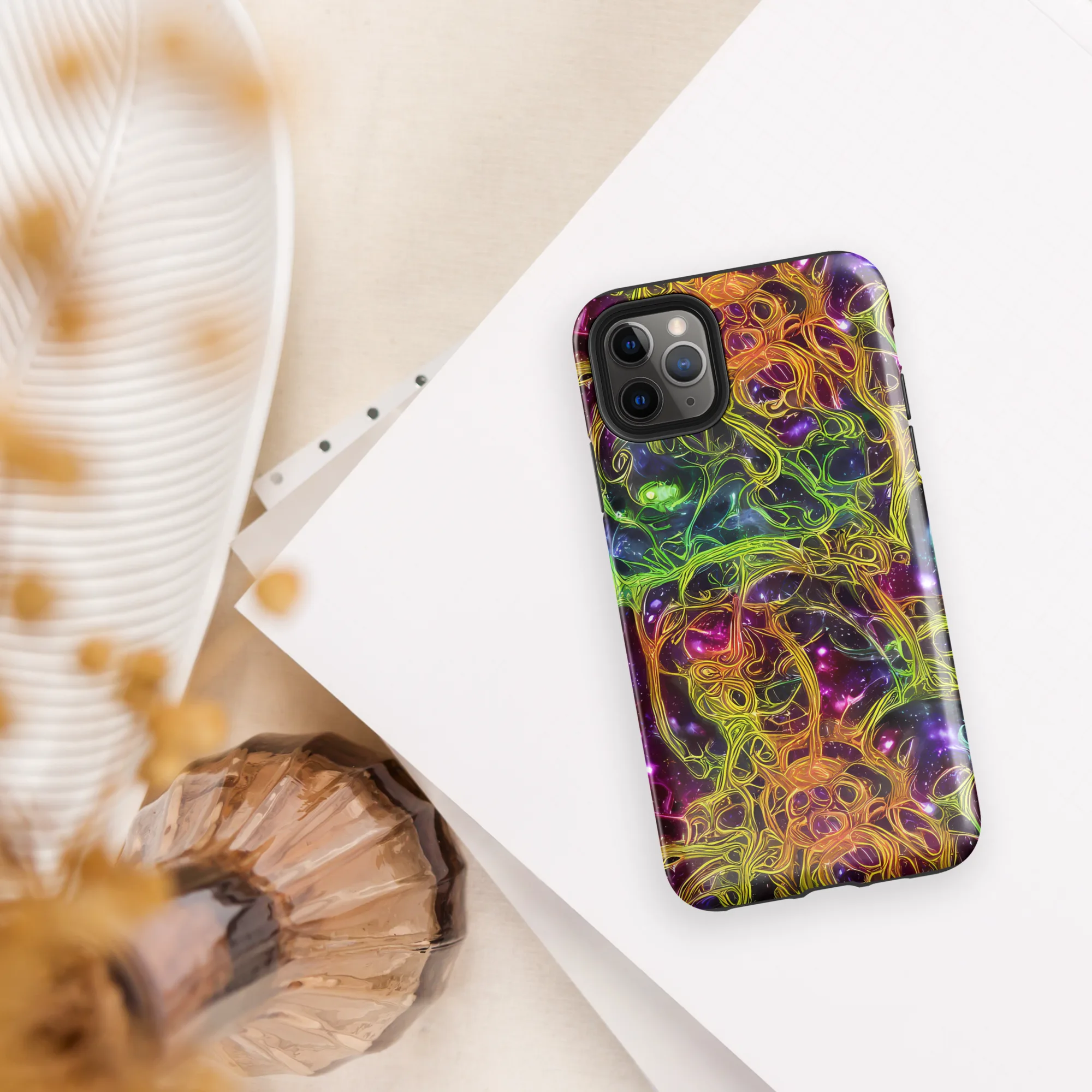 Infinite Filament on Tough Case for iPhone® — Front