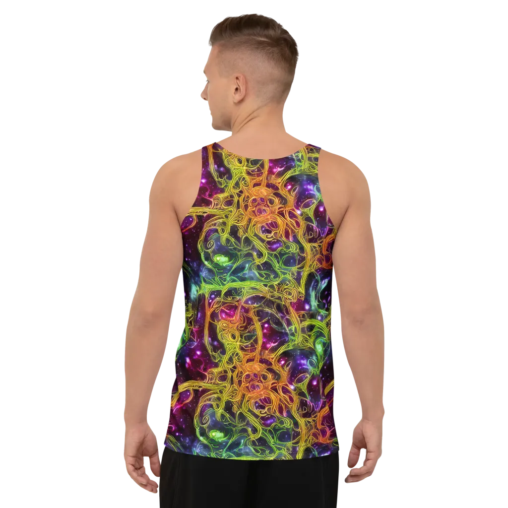 Infinite Filament on Men's Tank Top — Back