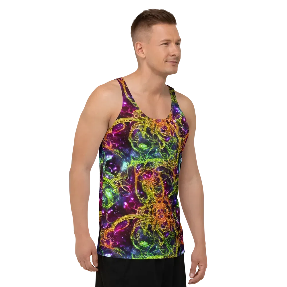 Infinite Filament on Men's Tank Top — Right Front