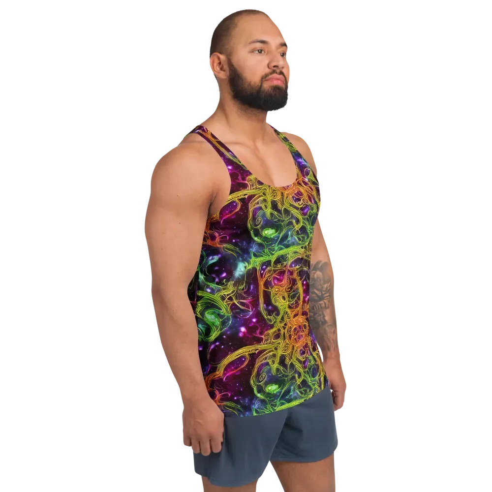 Infinite Filament on Men's Tank Top — Right Front
