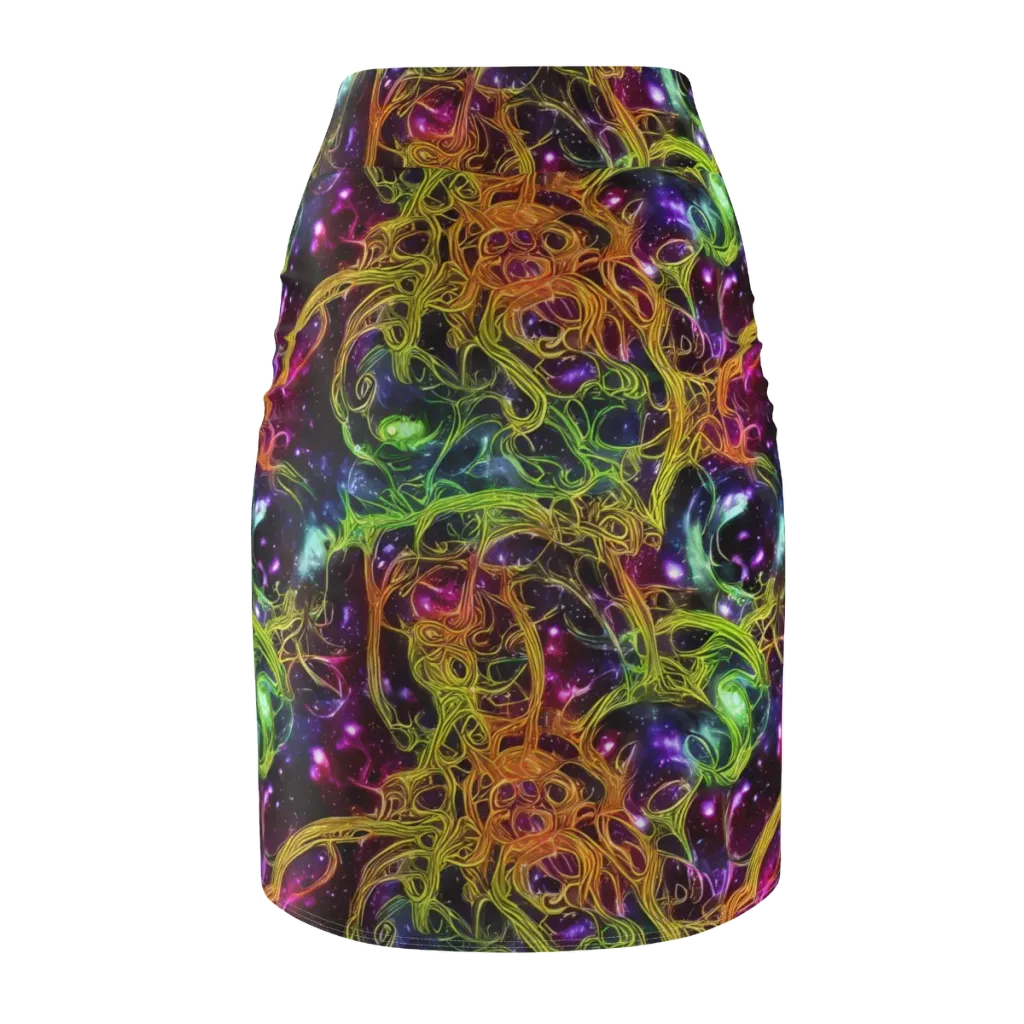 Infinite Filament on Pencil Skirt — Back