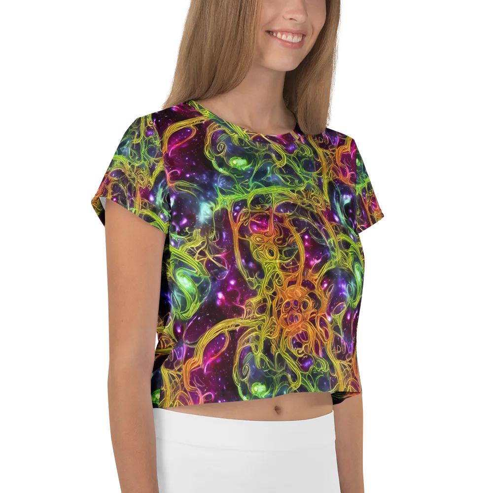 Infinite Filament on Crop Tee — Right