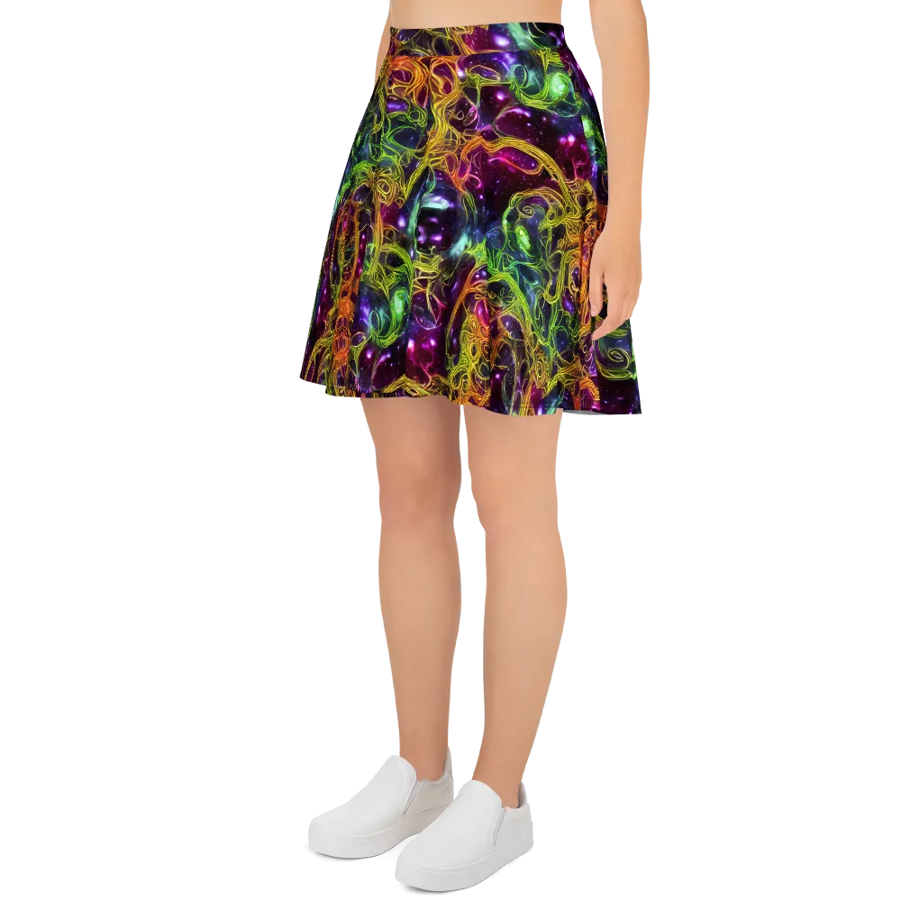 Infinite Filament on Skater Skirt — Left