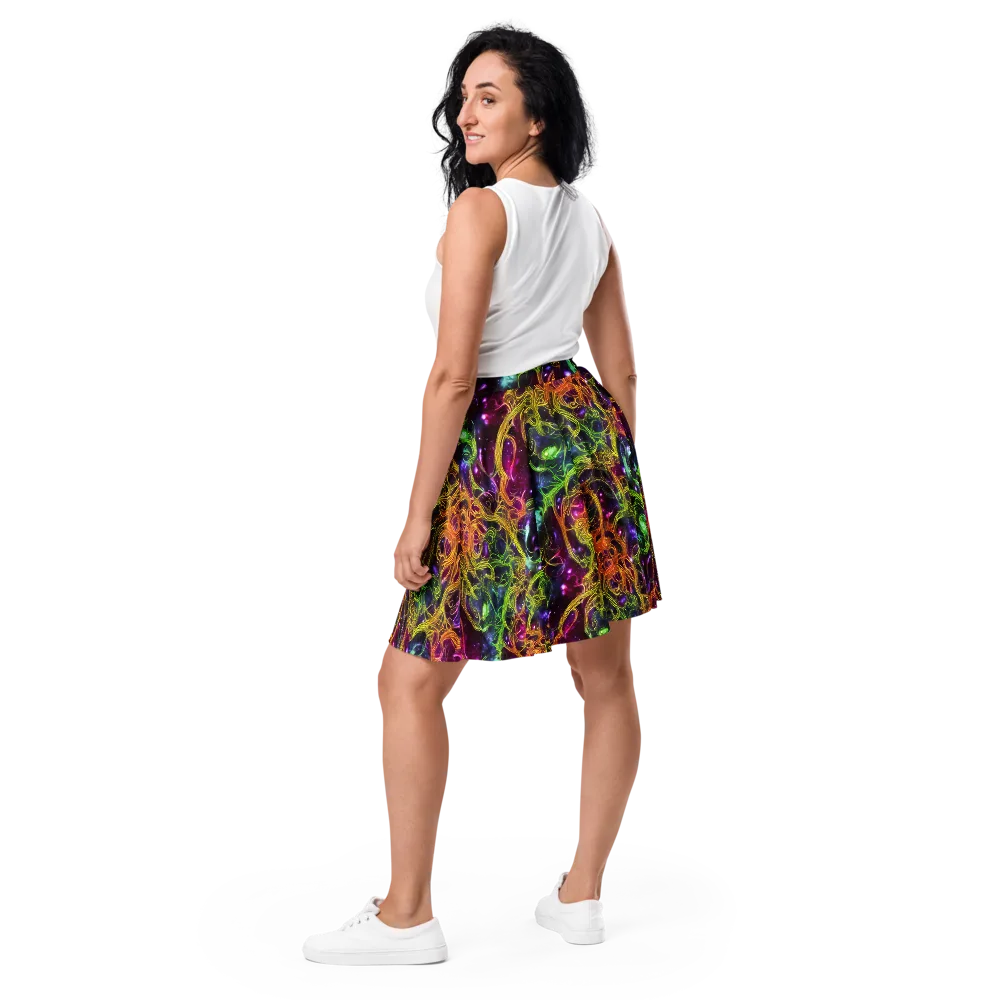Infinite Filament on Skater Skirt — Back