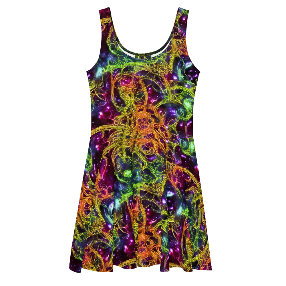 Infinite Filament on Skater Dress — Front