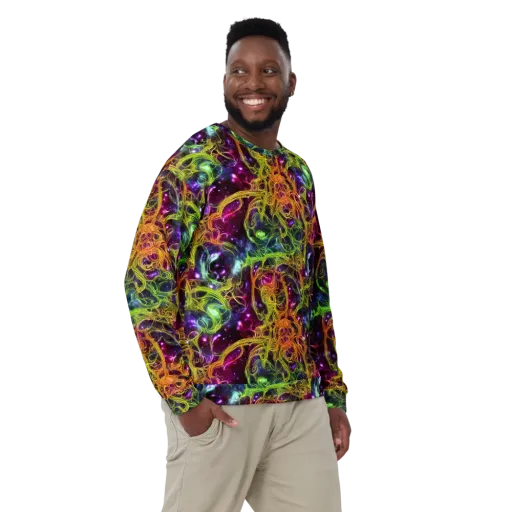 Infinite Filament on a Sweatshirt