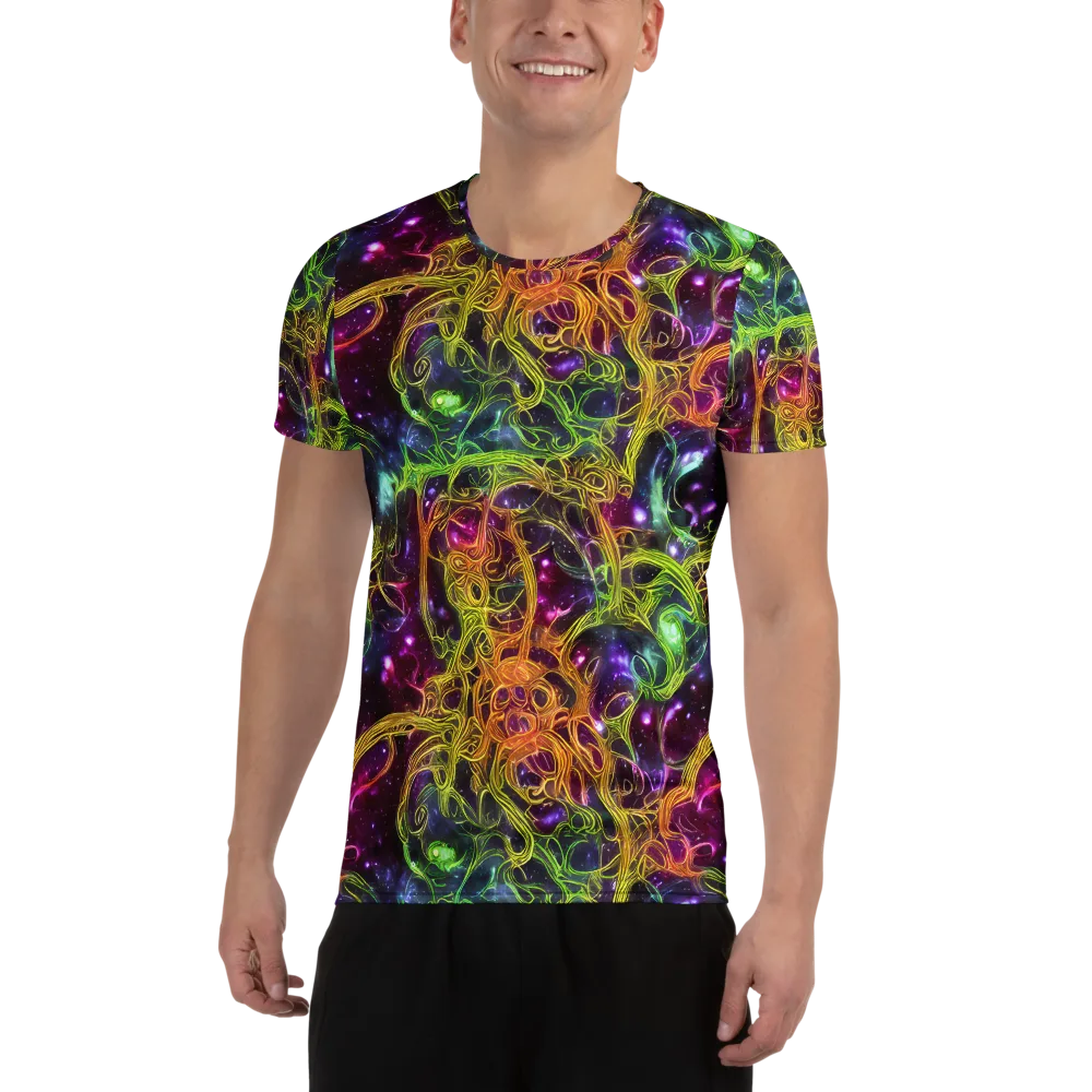 Infinite Filament on Men's Athletic T-Shirt — Front