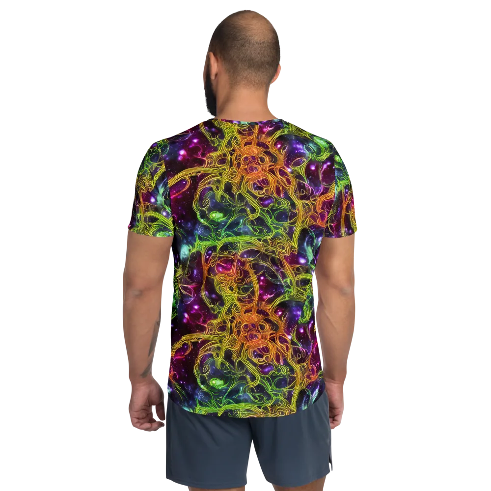 Infinite Filament on Men's Athletic T-Shirt — Back