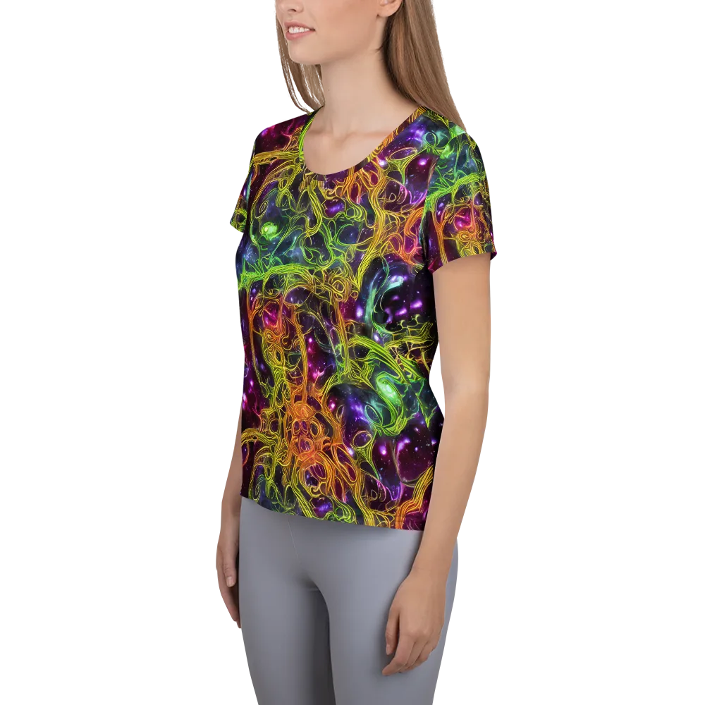 Infinite Filament on Women's Athletic T-Shirt — Left