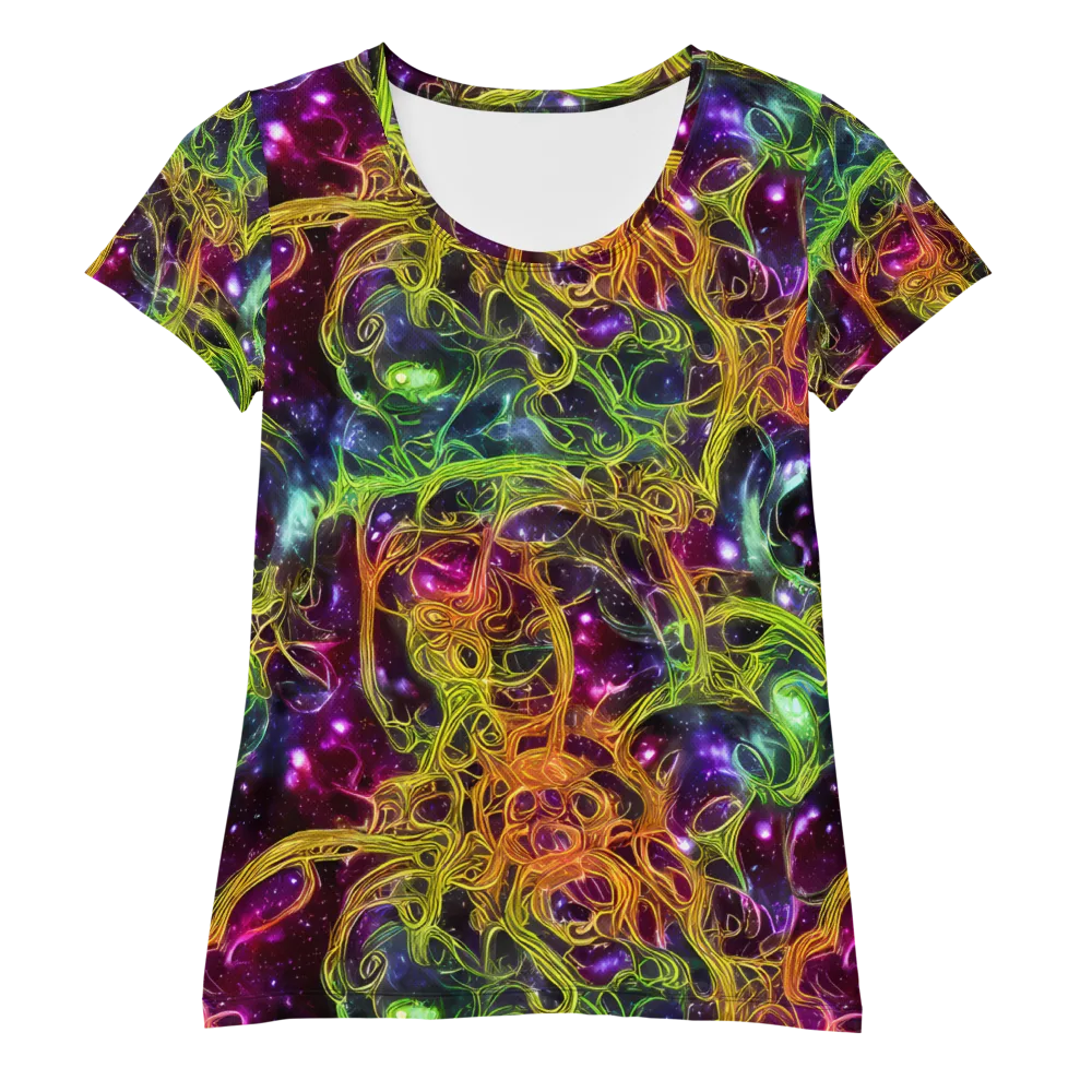 Infinite Filament on Women's Athletic T-Shirt — Front