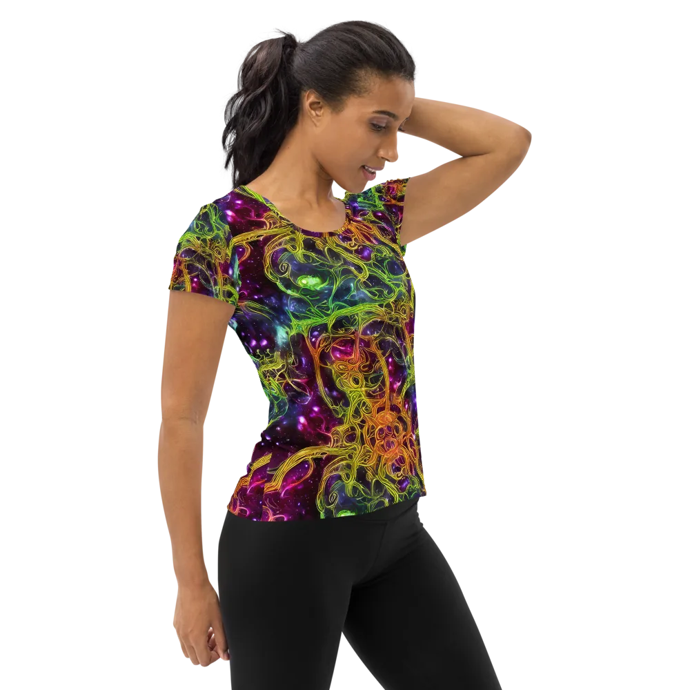 Infinite Filament on Women's Athletic T-Shirt — Right