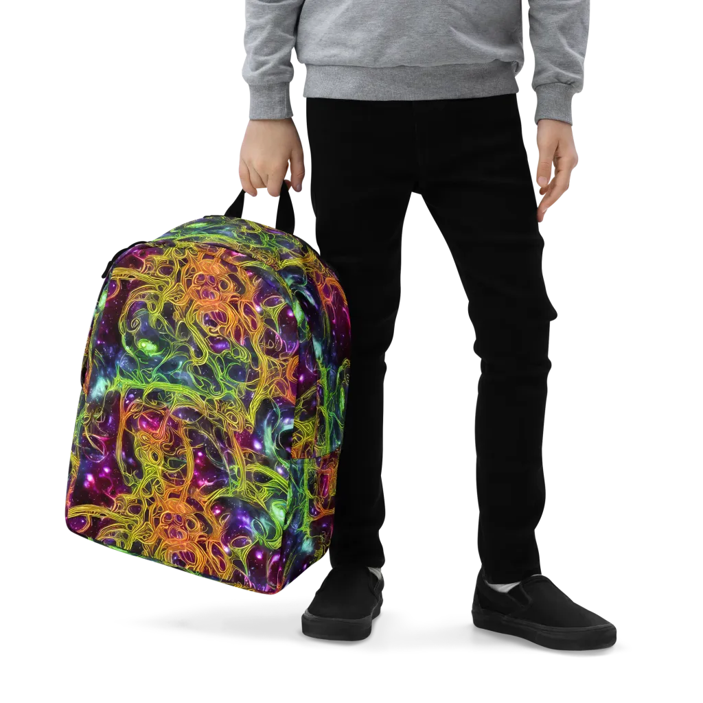 Infinite Filament on Minimalist Backpack — Zoomed-in