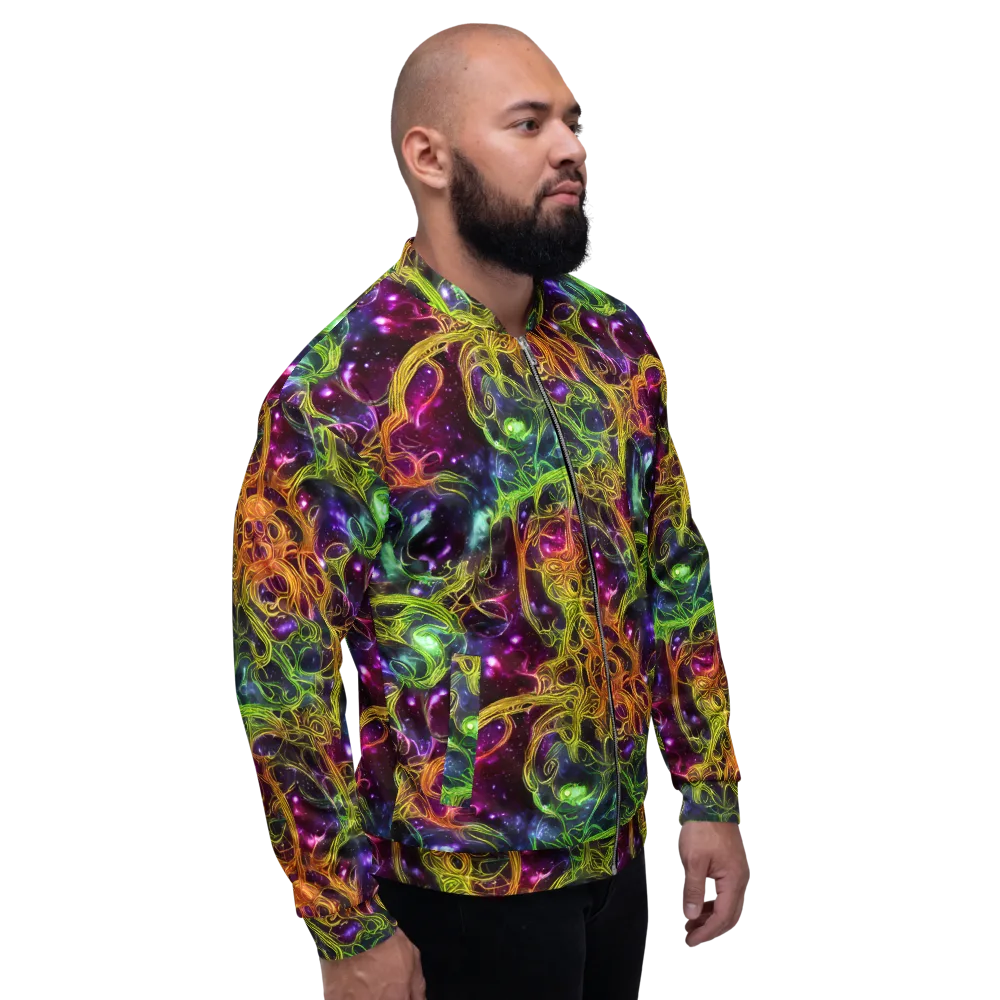 Infinite Filament on Bomber Jacket — Right