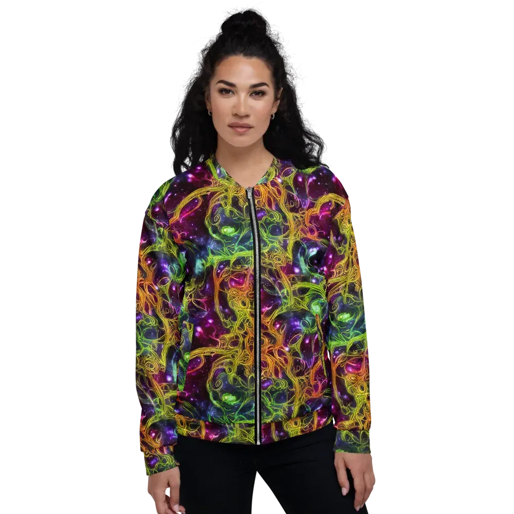 Infinite Filament on Bomber Jacket — Front