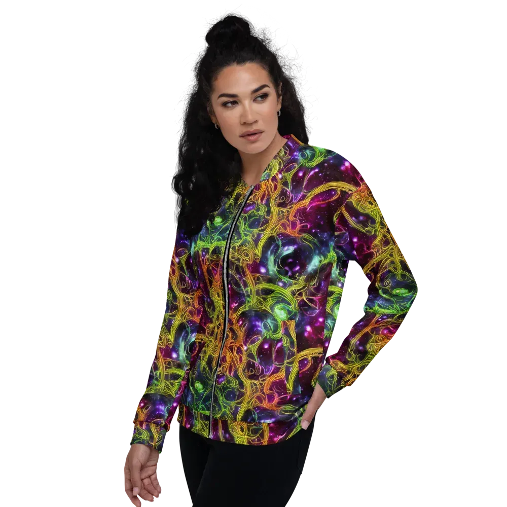 Infinite Filament on Bomber Jacket — Left