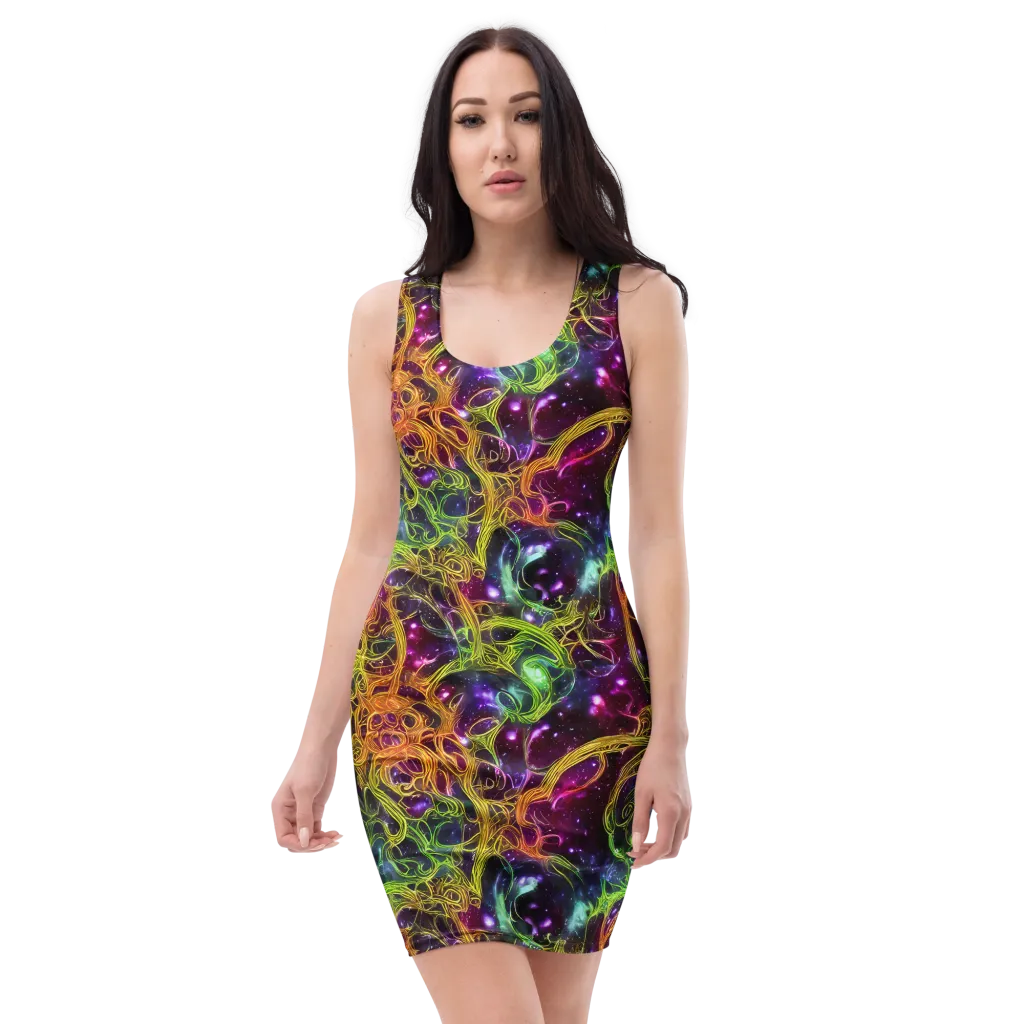 Infinite Filament on Bodycon Dress — Front