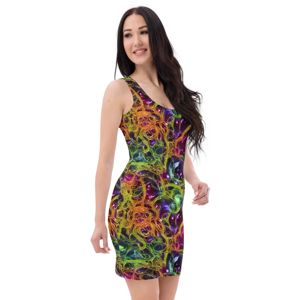Infinite Filament on Bodycon Dress — Right Front