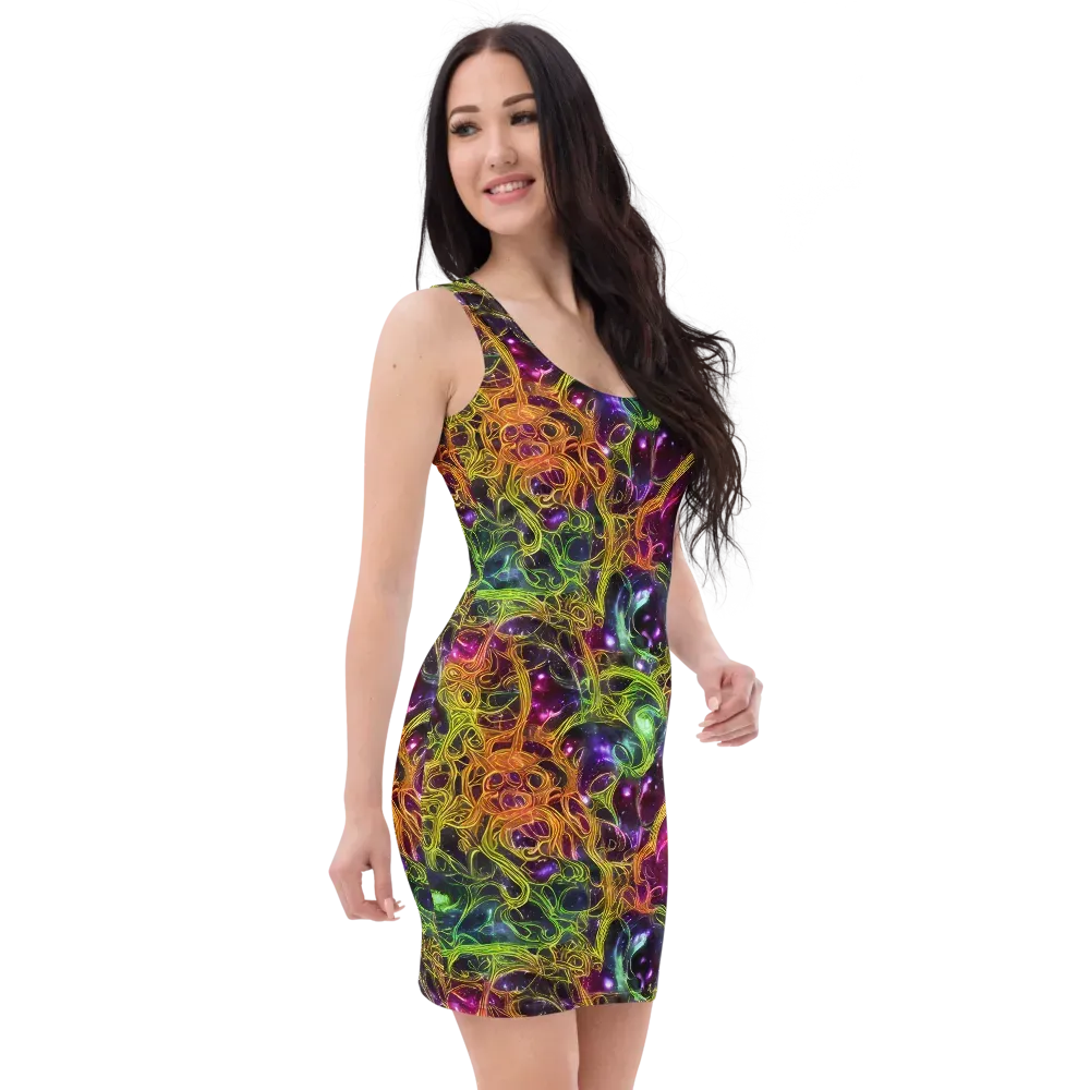 Infinite Filament on Bodycon Dress — Right Front