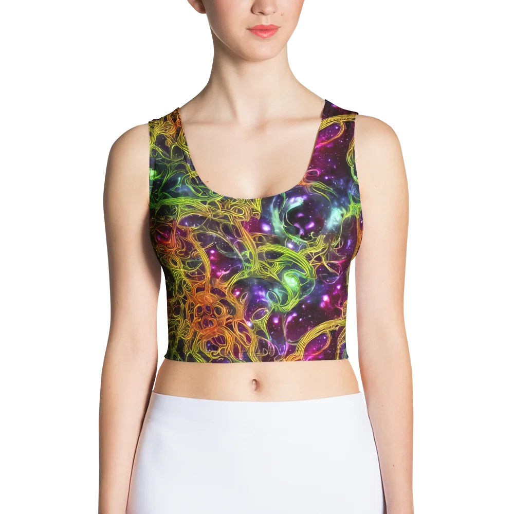 Infinite Filament on Crop Top — Front