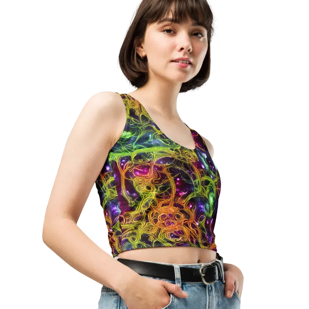 Infinite Filament on Crop Top — Right Front