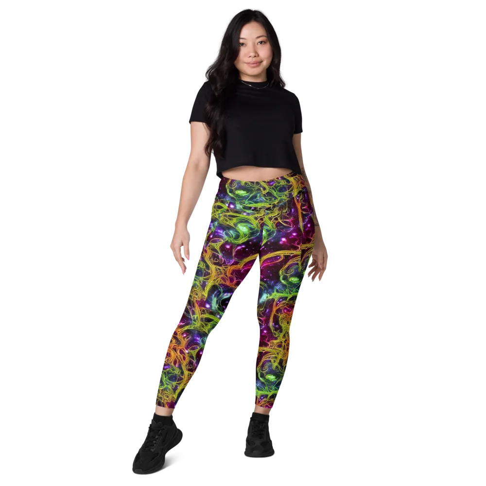Infinite Filament on Leggings with Pockets — Front