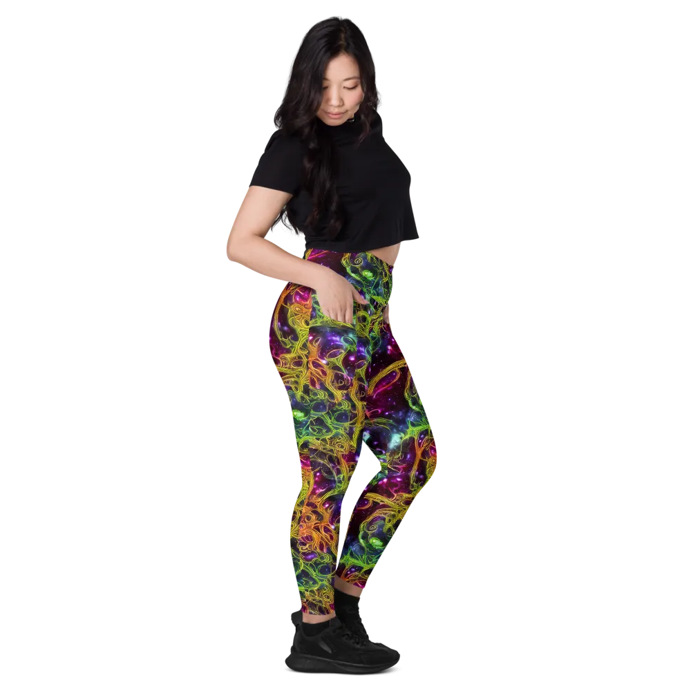 Infinite Filament on Leggings with Pockets — Right