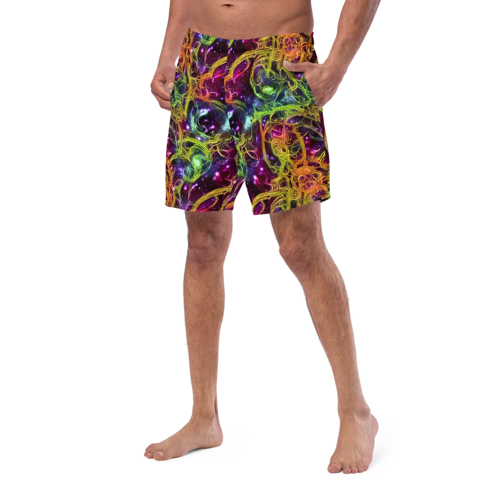 Infinite Filament on Swim Trunks — Left Front