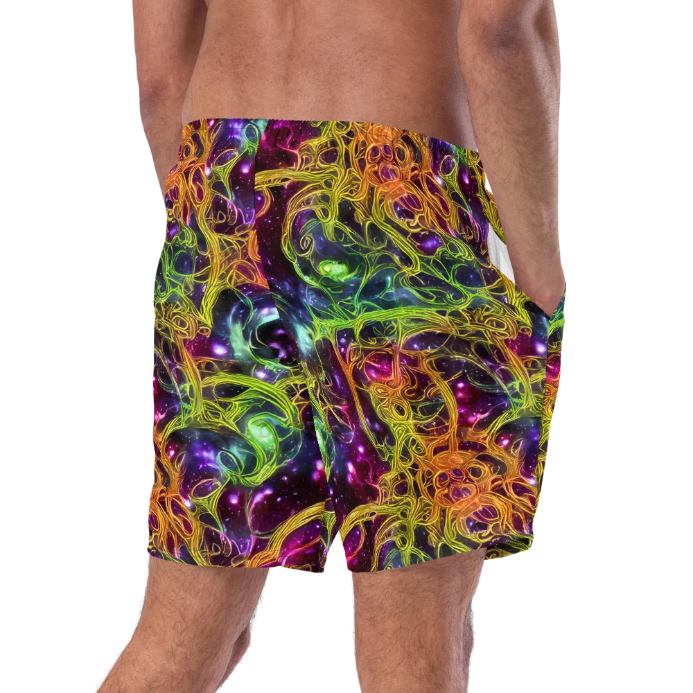 Infinite Filament on Swim Trunks — Right Back