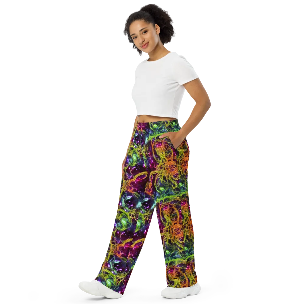 Infinite Filament on Wide-Leg Pants — Left Front