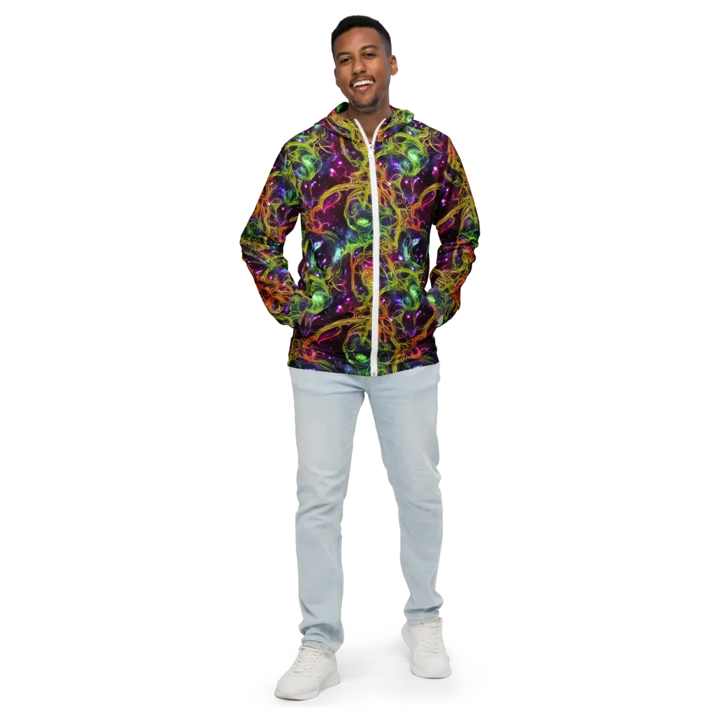 Infinite Filament on Men's Windbreaker — Front